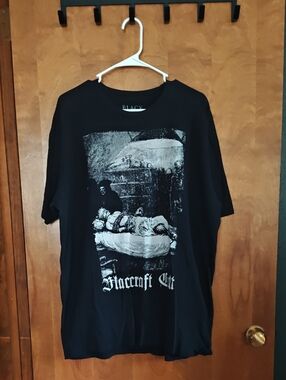 Blackcraft Cult Graphic Tee - reaper over a bound corpse